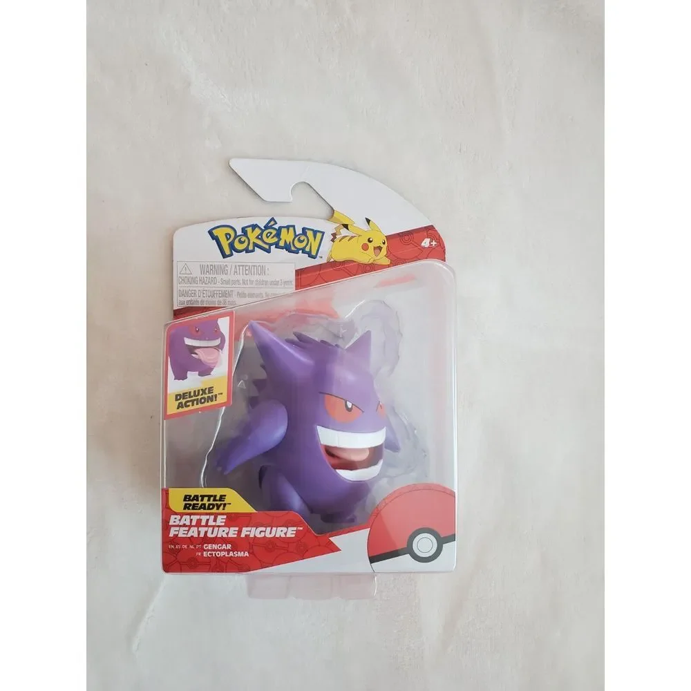 SEALED New in Box Gengar‎ Pokemon Battle Feature Figure Battle Ready Jazwares